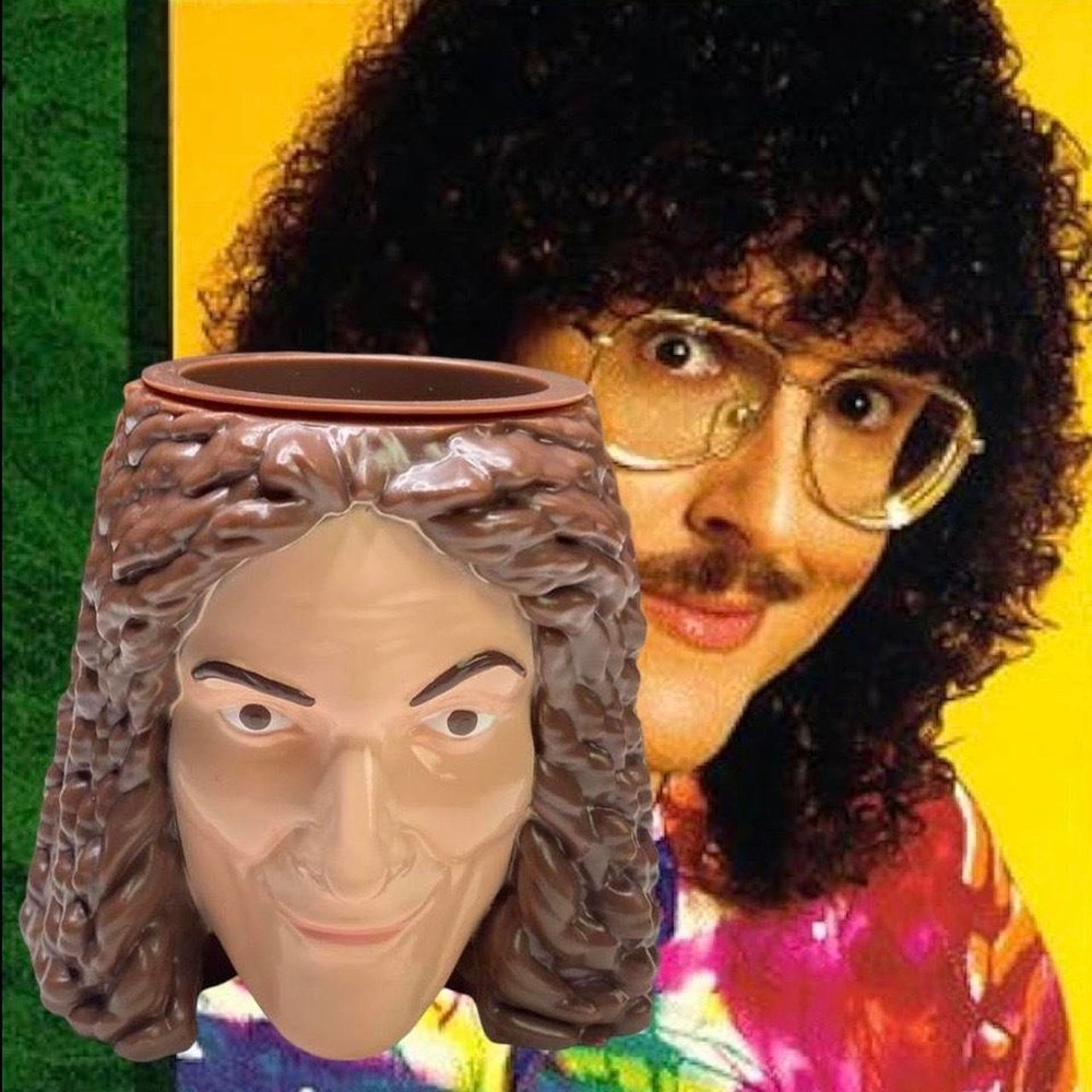 Weird Al Yankovic caricature comedy cup mug